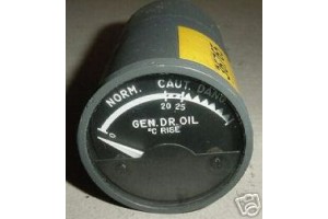 McDonnell Douglas DC-8 Generator Drive Oil Temperature Indicator, 147BDL2