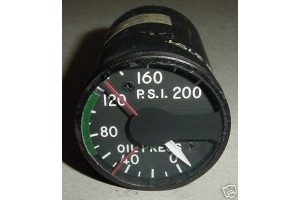 Aircraft Turbine Engine Oil Pressure Indicator, 296-00751