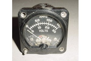 2 in 1 Amps Volts, Ammeter Voltmeter Indicator, 14873, Model 128