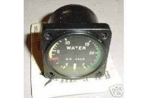 EA100AN-70,, Vintage Warbird Water Quantity Indicator w/ Overhaul tag