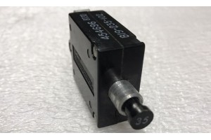 454-696, 819-235-102, 35A Piper Aircraft Wood Electric Circuit Breaker