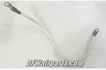 Aircraft 6 AWG Relay Connecting Power Jumper Cable, 15" long