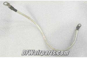 Aircraft 6 AWG Relay Connecting Power Jumper Cable, 15" long
