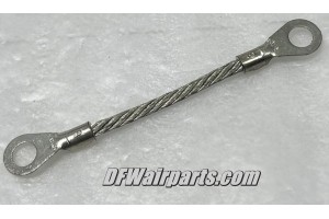 MS25083-4DD4,, New Aircraft Bonding / Grounding Strap / Jumper