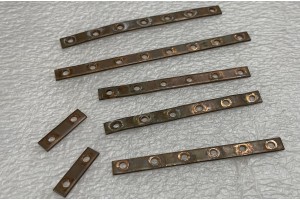 Lot of Aircraft Bus Bar Copper Connector Strips