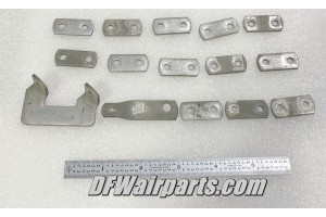 Lot of 15 Aircraft Circuit Breaker Bus Bar Connector Strips