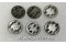 Lot of 6 Aircraft Cockpit Instrument Panel Circuit Breaker Hole Covers / Plugs
