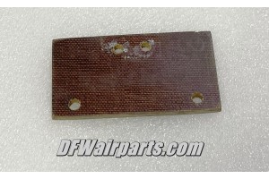 2 3/4" by 1 1/2" Aircraft Phenolic Plate