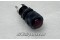 MS25041-2, VM911M2, New Aircraft Push-to-Test Indicator Light / Red Lens MS25041-2, VM911M2, New Aircraft Push-to-Test Indicator Light / Red Lens