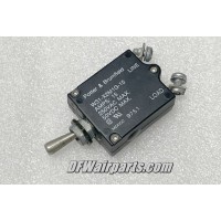 W31-X2M1G-15, 112-215-101, Beech Baron B-58 Toggle Circuit Breaker