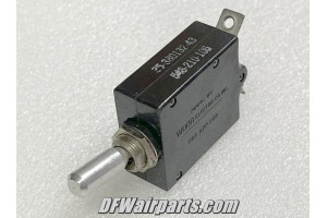 36-380132-43, 548-210-106, Beechcraft 10A Circuit Breaker Switch