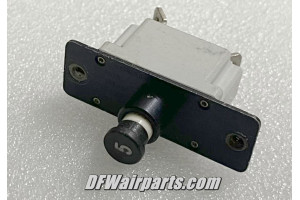 D7271-3-5, D-7271-3-5, 5A Klixon Aircraft Circuit Breaker