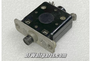 AN3161-5, D-6751-4-5, Vintage 5A Klixon Aircraft Circuit Breaker