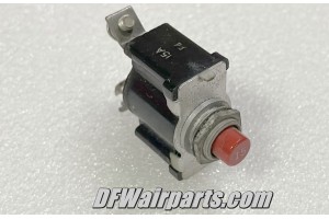 PSM-15, 43A8304-15, Klixon 15A PSM series Aircraft Circuit Breaker