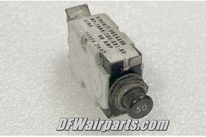 MP-708H, 700-001-50, Mechanical Products 50A Aircraft Circuit Breaker MP-708H, 700-001-50, Mechanical Products 50A Aircraft Circuit Breaker