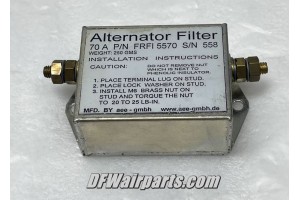 FRFI 5570, FRFI-5570, Pilatus PC-12 Aircraft Avionics Alternator Filter