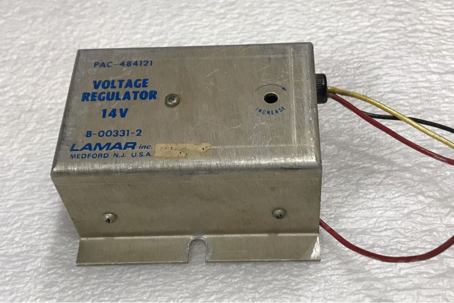 PAC-484121, B-00331-2, Lamar / Piper Aircraft Voltage Regulator - 21741