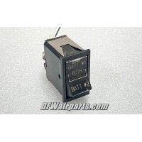 8941K700, 688-298, PA-46 Piper Malibu / Mirage Battery Selector Rocker Switch