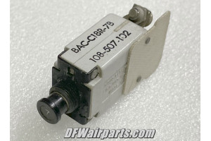 108-507-102, BAC-C18R-7B, 7A Wood Electric Aircraft Circuit Breaker