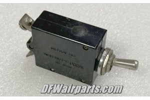 112-220-101, W31-X2M1G-20, 20A Wood Electric Aircraft Toggle Circuit Breaker