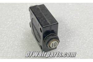435-210-105, W58X-1008-10, 10A Beechcraft Circuit Breaker