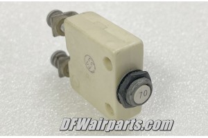 S-1360-70, S1360-70,  70A Cessna Aircraft Circuit Breaker