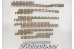 Lot of 6 Piper Aircraft Circuit Breaker Bus Bar Connector Strips