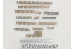 Lot of 13 Copper Aircraft Circuit Breaker Bus Bar Connector Strips