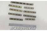 Lot of 9 Brass Aircraft Circuit Breaker Bus Bar Connector Strips