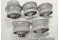 Lot of 5 Airline Type Aircraft Eyeball Swivel Overhead Reading Lights for parts