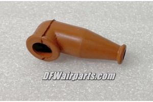 MS25171-2S, 5975-00-553-7151, Aircraft Flexible Electrical Terminal Red Silicone Nipple