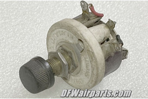 0152, 0152 series A, Aircraft Instrument Panel Light Dimming Rheostat