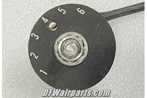 Aircraft Instrument Panel Six Position Rotary Switch