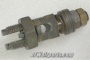 Burndy Aircraft Bronze Contact Servit Post / 1/2" Stud for 2 AWG