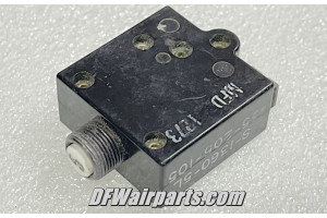 S-1360-5L, 435-205-105,  5A Cessna Aircraft W58X-1008-5 Circuit Breaker