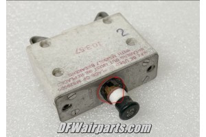 MS25017-50, D6752-2-50, 50A Mechanical Products Aircraft Circuit Breaker