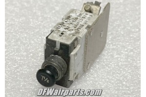 700-013-7, BAC-618R7B, 7.5A Mechanical Products Aircraft Circuit Breaker