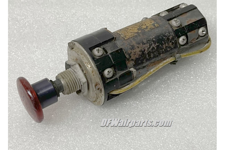 thumbnail image 2 of Cutler Hammer AN3022-6B Toggle Switch – ON/OFF/MOM.ON, NOS WWII Aircraft Warbird 2 of 4