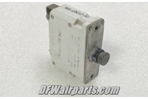 MS25017-10, 453-210-101, 10A Wood Electric Aircraft Circuit Breaker