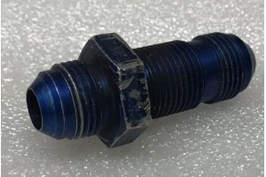 AN832-8D, 4730-00-277-6439, Aircraft Aluminum Nipple / Union Bulkhead Tube Fitting