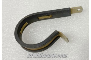 AN742D30CB, AS4525-30, Aircraft Loop Type Cushioned Aluminum Support Clamp / Lot of 5