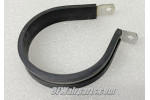 MS21919G36, AN742-38C, Aircraft Loop Type Cushioned Steel Support Clamp / Lot of 5
