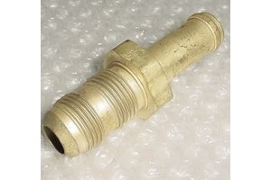 AN807-10, New Aircraft Tube to Hose Straight Brass Adapter