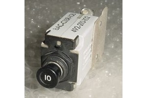 492-210-102, BACC18R10B, 10A Wood Electric Circuit Breaker