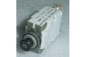 MP-704H, MS25244-15, 15A Mechanical Products Circuit Breaker