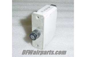 436-215-101, MS25017-15, 15A Aircraft Circuit Breaker