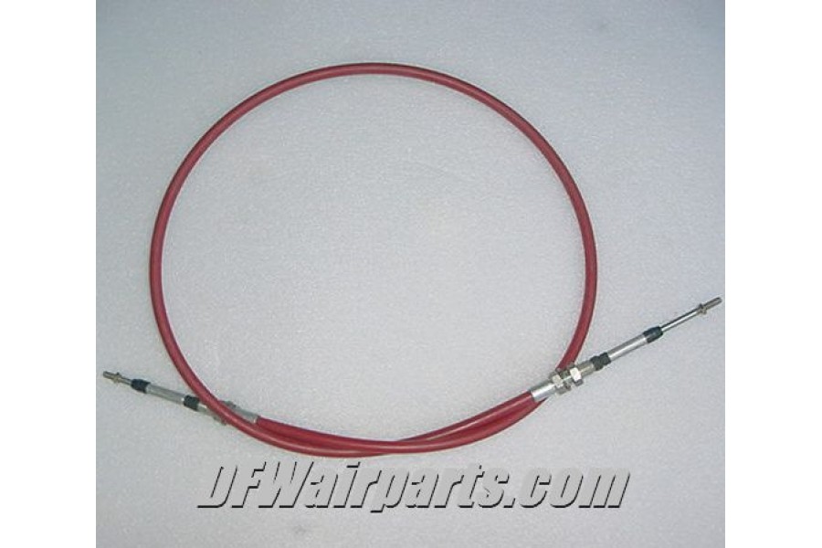 Aircraft Push-Pull type Control Cable as shown on photo. P/N 28566.
