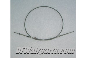 Aircraft Push-Pull Control Cable, 4' 7"long