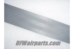 Aircraft Seat Belt Webbing / Medium Gray color