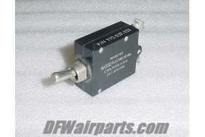 112-507-101, W31X2M1G7.5, 7.5A Aircraft Circuit Breaker Switch